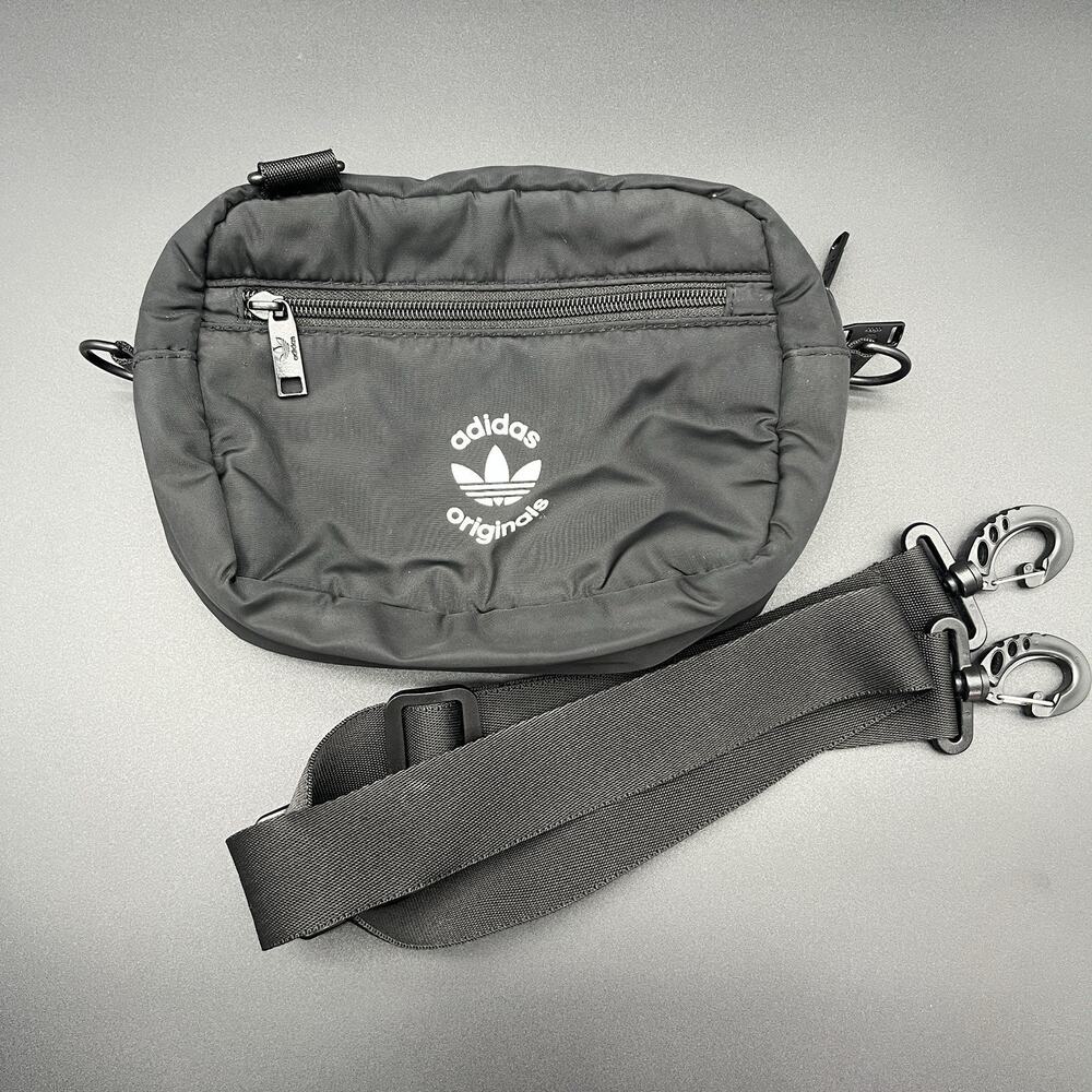 Adidas Originals crossbody pouch fanny bag black adjustable strap